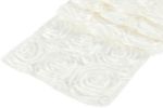 Picture of Runner 12X108 - Ivory (Satin Rosette  C)