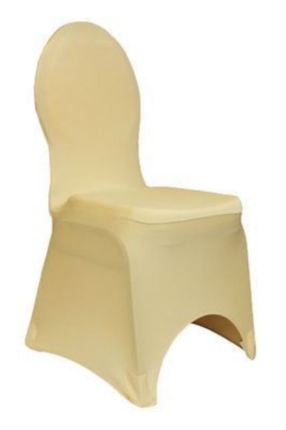 Picture of Chair Cover - Champagne (Stretch Banquet)