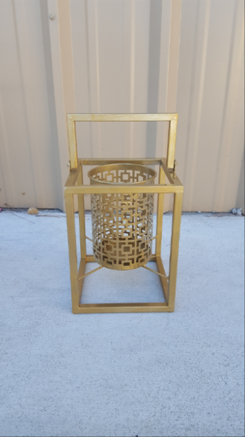Picture of Lantern (Contemporary)  - Gold