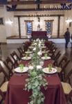Picture of Table Cloth 90X132 - Burgundy (Poly Rectangle T)