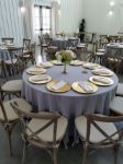 Picture of Table Cloth 132 - Silver (Poly Round)
