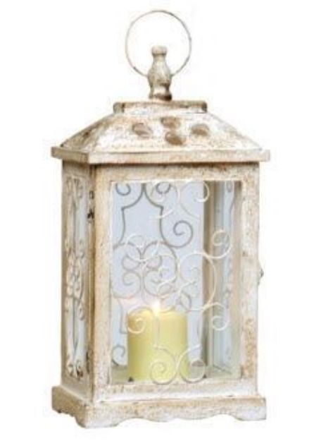 Picture of Lantern (Square)  - Off White