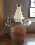 Picture of Cake stand (Galvanized) 17" - Metal