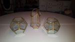 Picture of Vase (Tall Geometric Terrarium) 5X10 - Gold