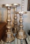 Picture of Candle Pillars (Metal) Trio - Silver