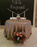 Picture of Table Cloth 120 - Champagne (Glitz sequin round)