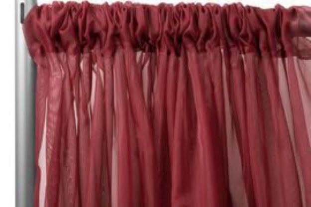 Picture of Drape - 14'X118 - Apple Red (Voile )