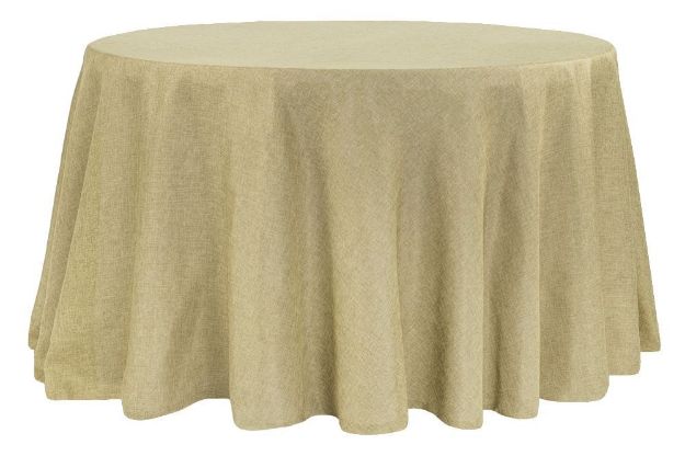 Picture of Table Cloth 120 - Wheat (Vintage Linen Round)