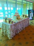 Picture of Table Skirt 17 - Champagne (Curly willow )