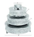 Picture of Cake stand (Silver Embossed) 6.5 - Silver
