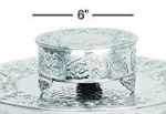 Picture of Cake stand (Silver Embossed) 6.5 - Silver