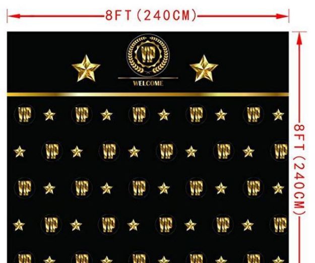 Picture of Backdrop (VIP Backdrop) 8' - Black