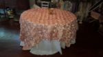 Picture of Overlay 90X90 - Blush (Satin Rosette Square)
