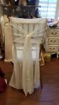 Picture of Chiavari Chair Cover - Ivory (Chiffon Chair Cap)