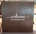 Picture of Sign (Welcome Beginning) 24 - Brown