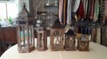Picture of Lantern (Natural Wood Lantern) Sm - Brown
