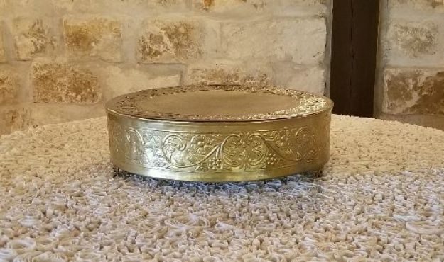 Picture of Cake stand (Gold Embossed) 22 - Gold