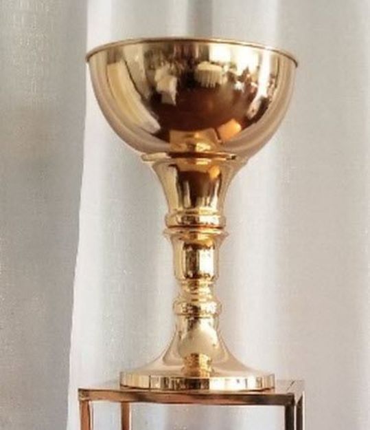 Picture of Vase (Rounded urn)  - Gold