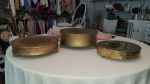 Picture of Cake stand (Round Embossed) 14 - Gold