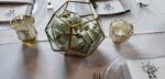 Picture of Vase (Terrarium)  - Gold