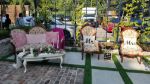 Picture of Furniture (Burke wingback HER chair)  - Ivory