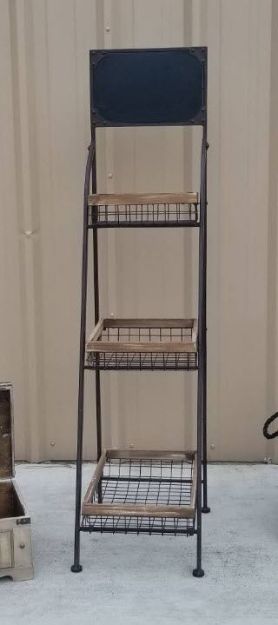 Picture of Furniture (Chalkboard Shelf)  - Black