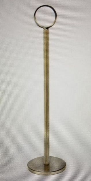 Picture of Table Numbers (Brassy Gold Metal Stand) 8" - Gold