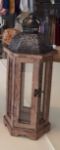 Picture of Lantern (Cathedral Wooden) Short - Natural