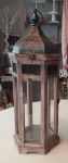 Picture of Lantern (Cathedral Wooden) Tall - Natural