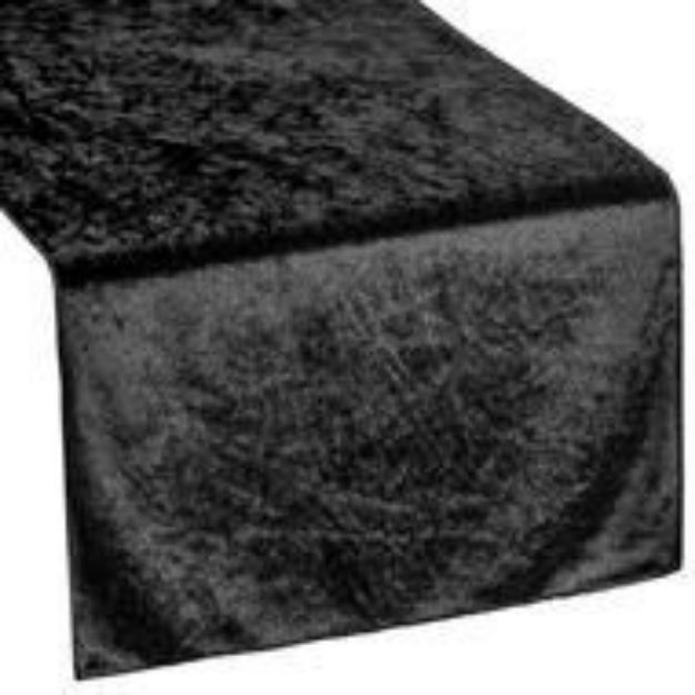 Picture of Runner 12X108 - Black (Velvet )