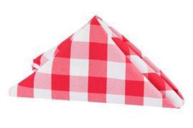 Picture of 20X20 - Red (Checkered Poly Square)