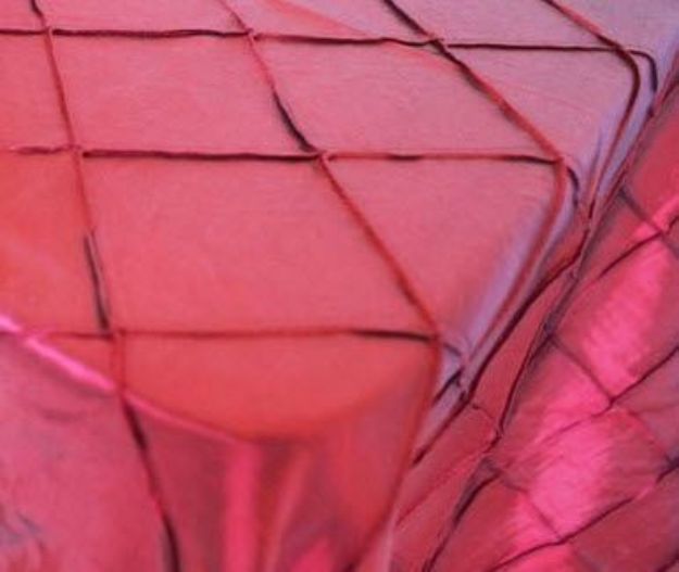 Picture of 90X132 - Burgundy (Pintuck Taffeta Rectangle)
