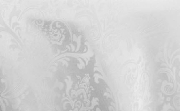 Picture of 132 - White (Poly Damask  Round)
