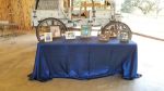 Picture of Table Cloth 90X132 - Navy (Crushed Taffeta Rectangle)