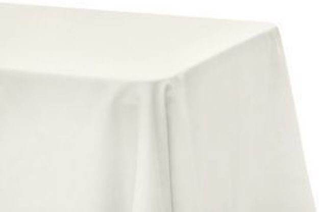 Picture of Table Cloth 90X156 - Ivory (Lamour satin Oblong)