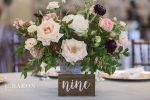 Picture of Table Numbers (Wooden Block)  - Brown