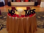 Picture of Table Cloth 120 - Gold (Sequin Round)