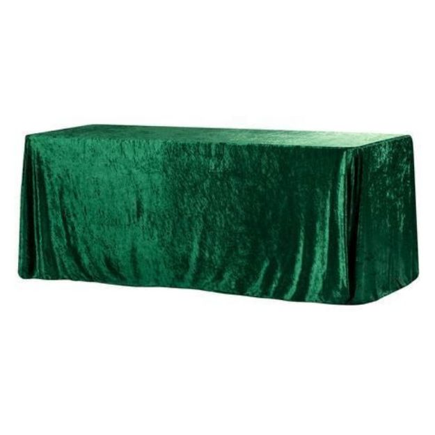 Picture of 90X132 - Emerald Green (Velvet Rectangle)