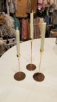 Picture of Decor (Modern Taper Candle Trio)  - Gold