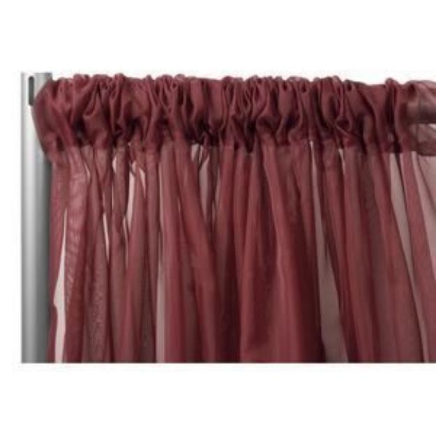 Picture of 14X118 - Burgundy (Voile )