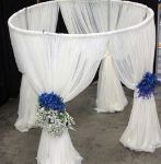 Picture of Backdrop (Rounded Pipe & Drape) 8ft - Metal