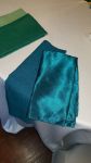 Picture of Napkin 20X20 - Peacock (Satin Square)