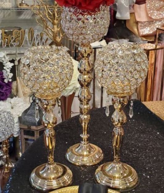 Picture of Decor (Jumbo Bling Trio)  - Gold