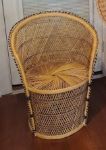 Picture of Furniture (Wicker Barrel Chair)  - Brown