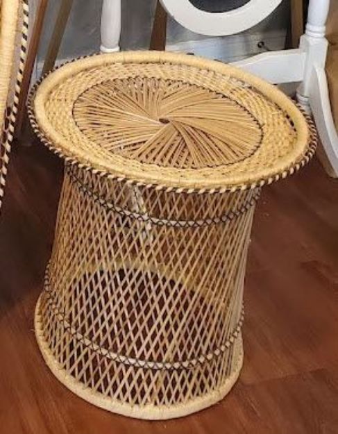 Picture of Furniture (Wicker Rattan Side Table)  - Brown