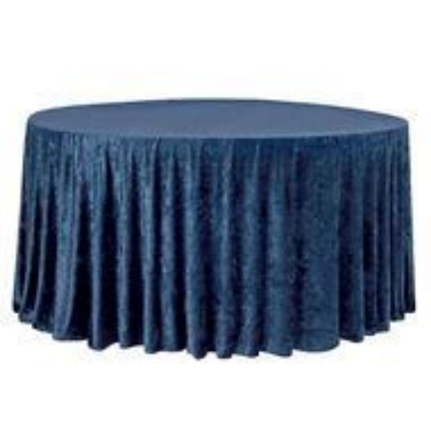 Picture of 132 - Navy (Velvet Round)