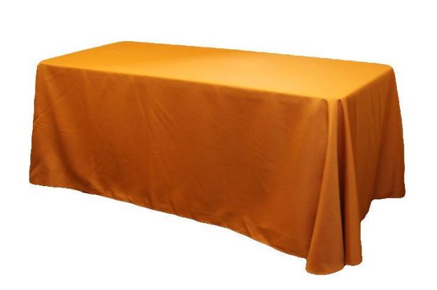 Picture of 90X156 - Burnt Orange (Poly Oblong)