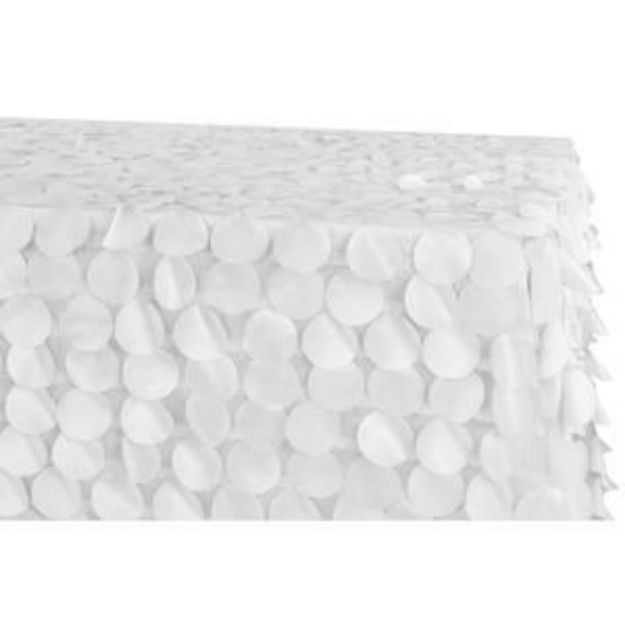 Picture of 90X132 - White (Circle Petal Rectangle)