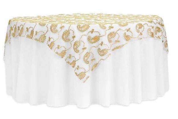 Picture of 85 - Gold (Paisley Sequin Square)