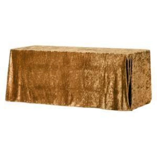 Picture of 90X132 - Gold (Velvet Rectangle)